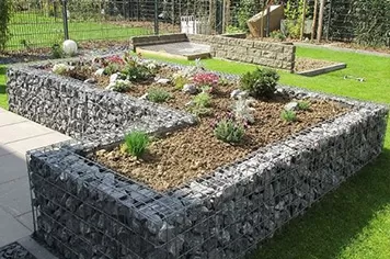 Welded Gabion Flower Bed