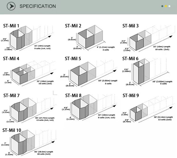 Defensive Barriers Container Mil Retaining Bastion Wall